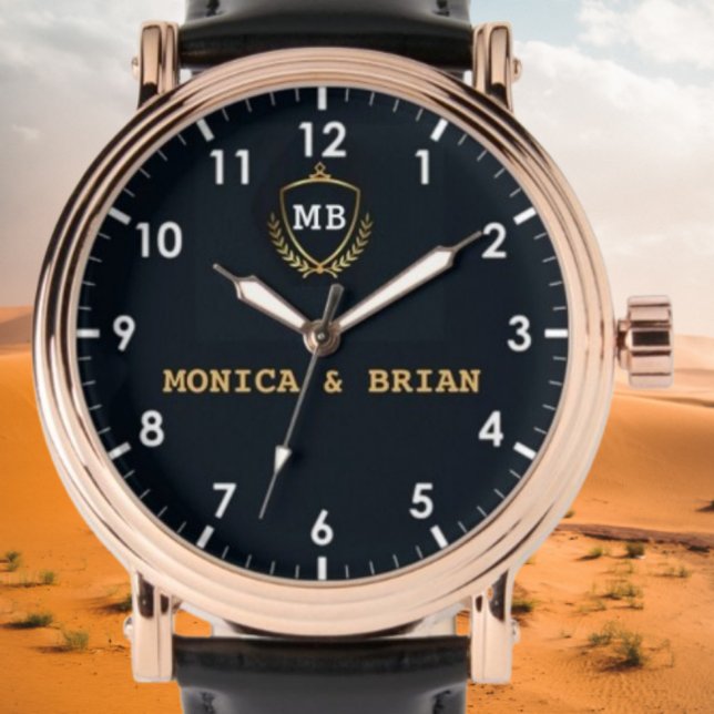 Montre Vintage Retro Monogram (Créateur téléchargé)