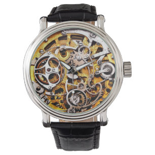 Montre Vintage Skeleton Watch Gears Steampunk Steam Punk