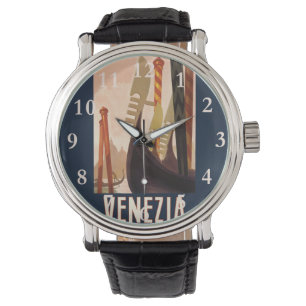 Montre Vintage Venice Italie Gondola Travel