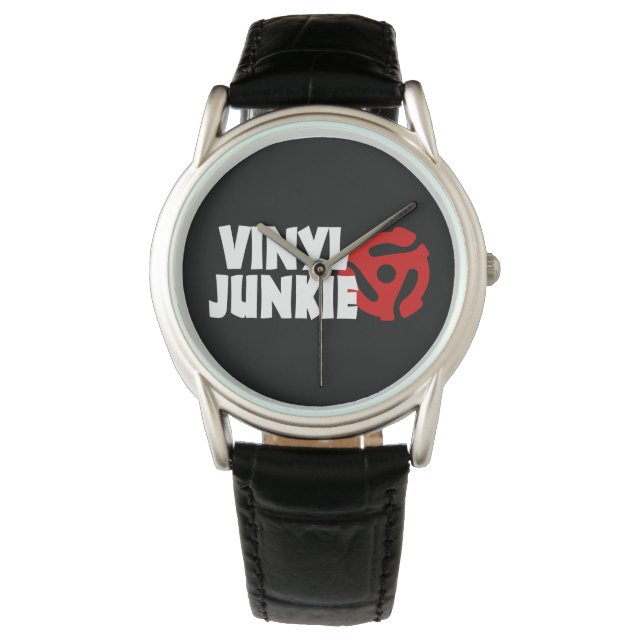 Montre Vinyl Junkie (devant)