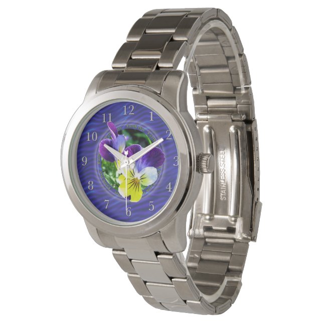 Montre Viola Fleurs sauvages (Incliné)