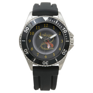 Montre Violon ~ G clef ~ Musical Swirl ~ Spotlight ~* ~