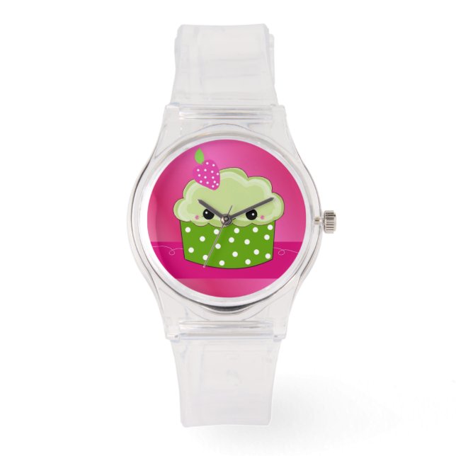 Montre Visage de cupcake (Recto)
