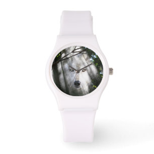 Montre Visage de loup dans un rayon de soleil