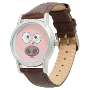 Montre Visage mignon de porc