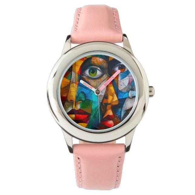 Montre Visages que nous connaissons (devant)