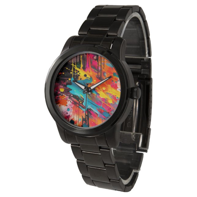 Montre Vivid Chaos Splash Graffiti (Incliné)