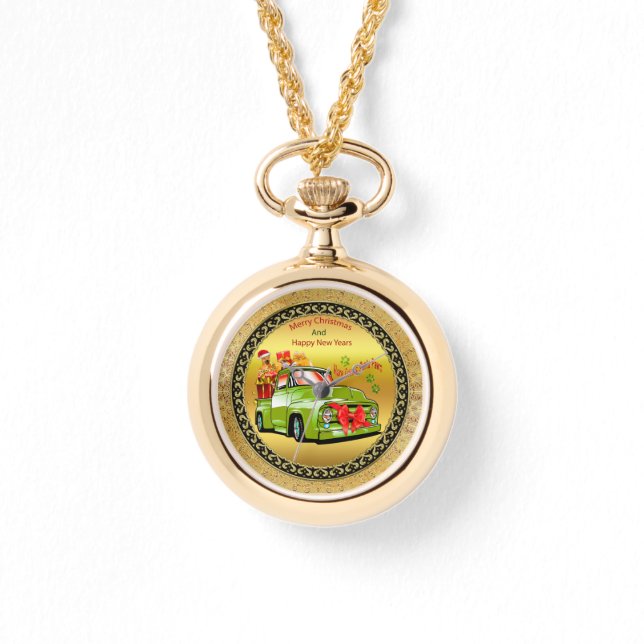 Montre Voici Père Noël paws chien défilé de Noël camion (Recto)