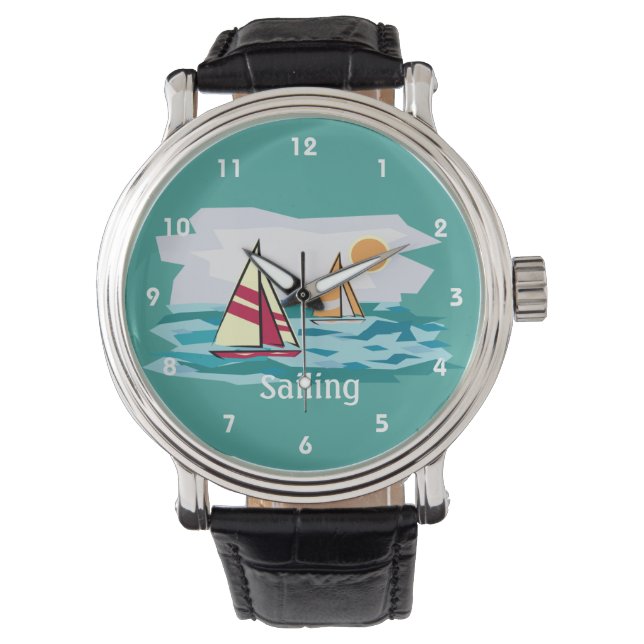 Montre Voile Voiliers Design Watch (devant)