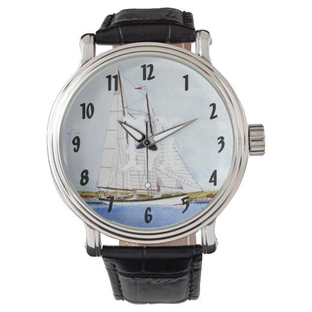 Montre Voilier nautique Sea Ocean Pirate Yacht Watch (devant)