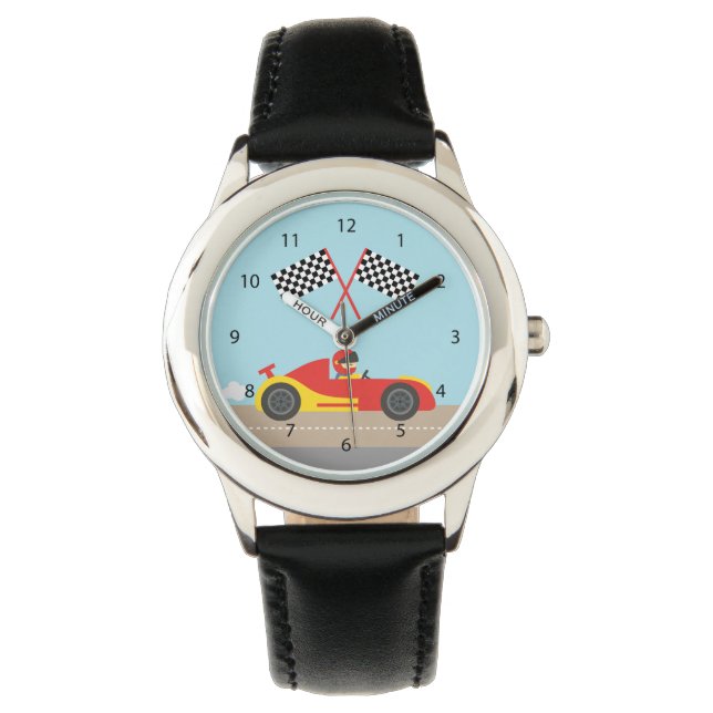Montre Voiture De Course Pour Garçons (devant)