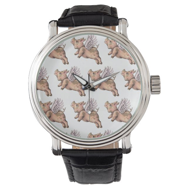 Montre Voler des cochons (devant)
