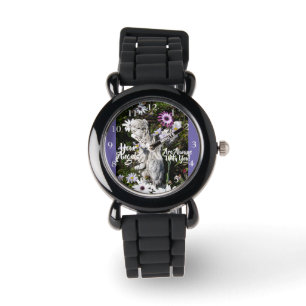 Montre Vos anges sont avec vous Purple Girls Nom Regarder
