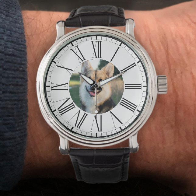 Montre Votre animal de compagnie, chien ou chat photo sur (Créateur téléchargé)