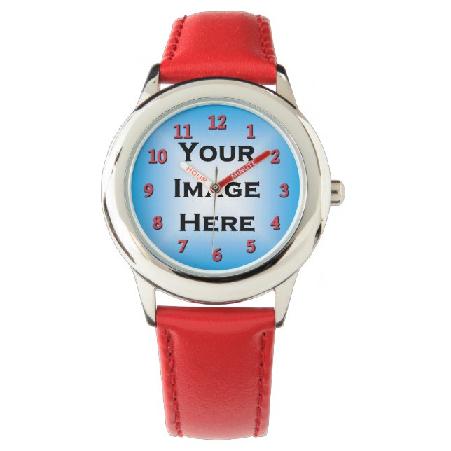 Montre Votre image Afficher les chiffres rouges 30 Pct Sh (devant)