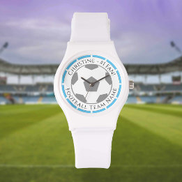 Montre Votre nom plus Football Team Nom Veille