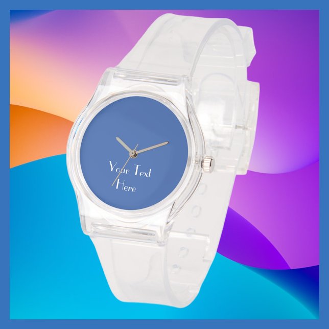 Montre Votre photo et votre texte Effacer le poignet de b (Créateur téléchargé)