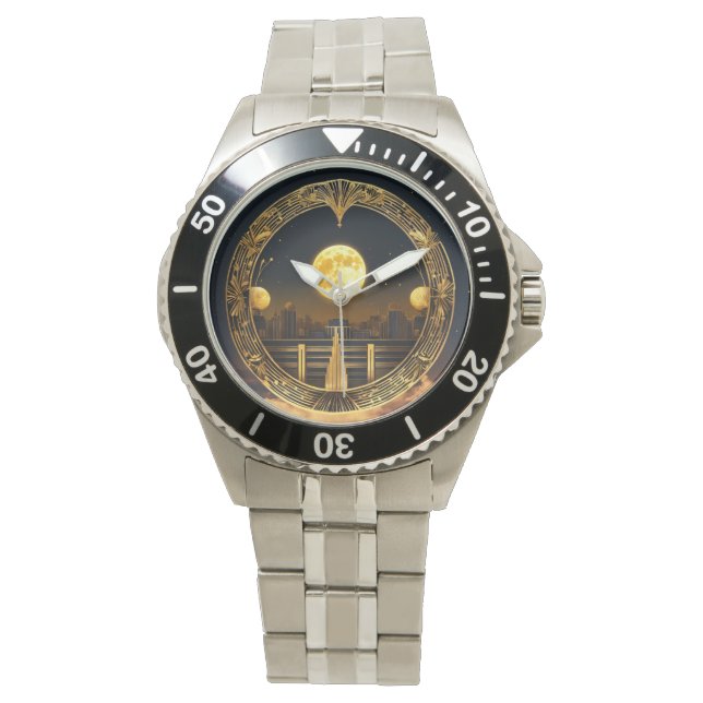 Montre Voyage Céleste : Orbite Spatiale Inspirée Par La G (devant)