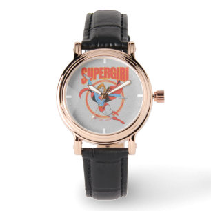 Montre Vrai Vintage Supergirl Flying Graphic