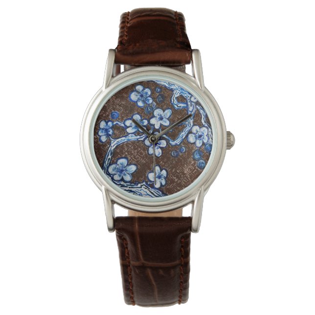 Montre Watch Original Cherry Blossom Watercolor  (devant)