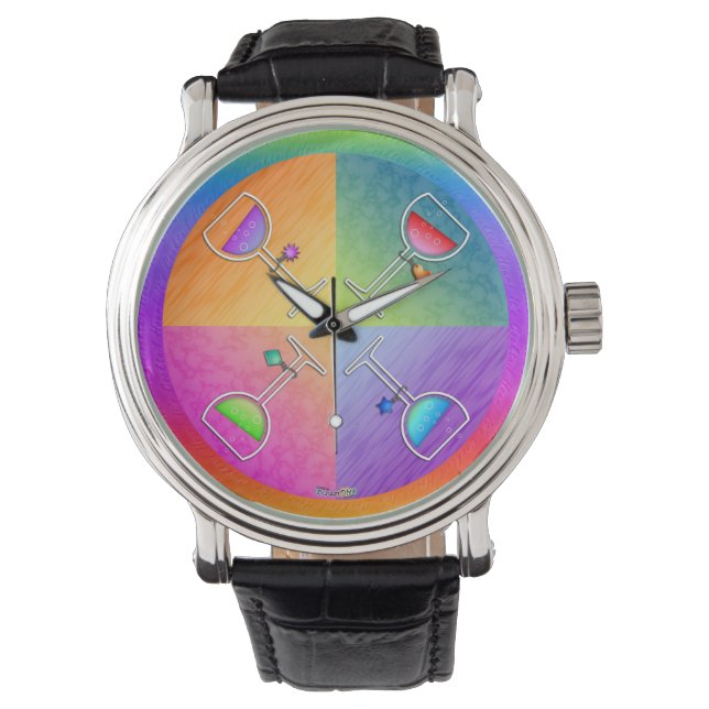 MONTRE WATCHES - WINE POP ART (devant)