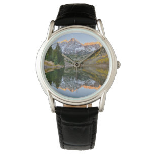 Montre Water   Maroon Bells Lake Aspen Trees