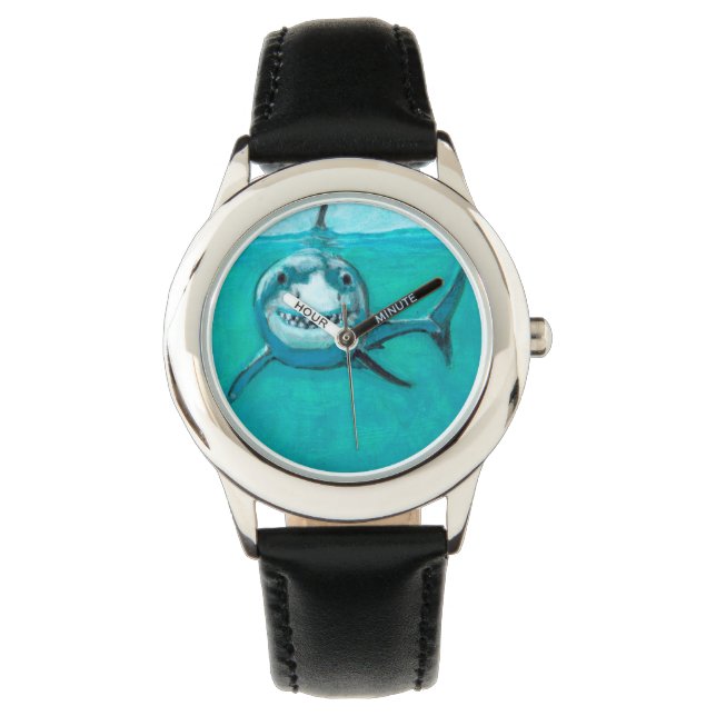 Montre "Wayne" Le grand requin blanc (devant)