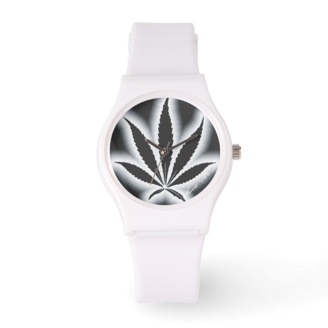 MONTRE WEED WATCH ARRIÈRE - PLAN NOIR ACD HAVIC ACD (Recto)