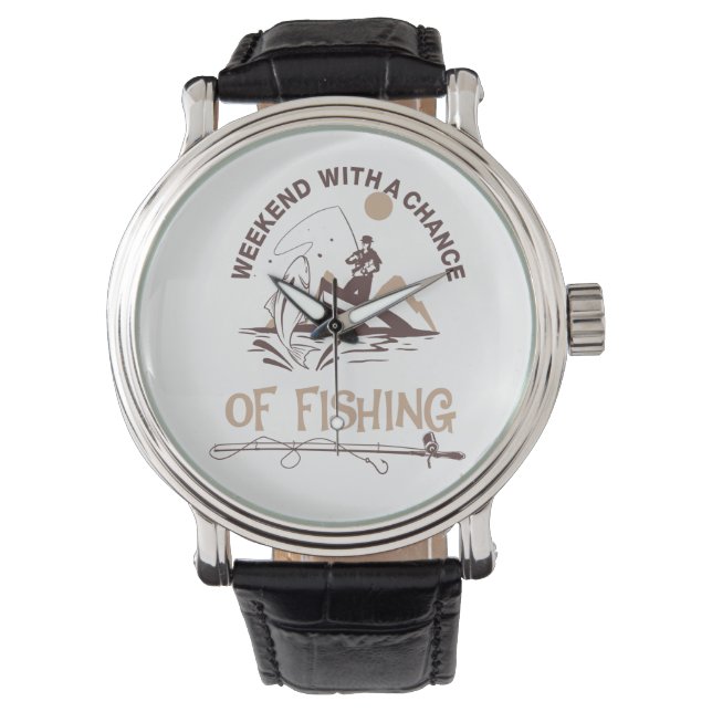 Montre Week-end avec une chance de pêche (devant)