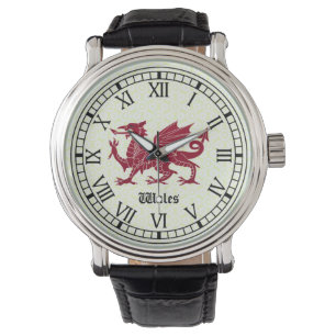 Montre Welsh Dragon Watch - Numéros romains