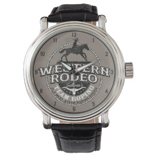 Montre Western Rodeo Old West Steer Roping