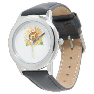 Montre Whippet Mom Sunflower  | Whippet Lover