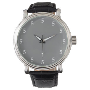 Montre White Five oClock Somewhere on Medium Grey