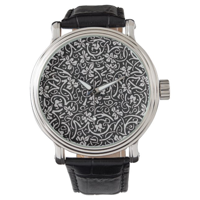 Montre William Morris Motif de la feuille de vigne (devant)