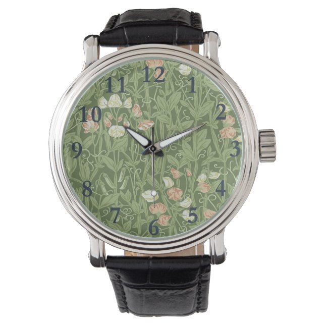 Montre William Morris Sweet Pea Floral Design (devant)