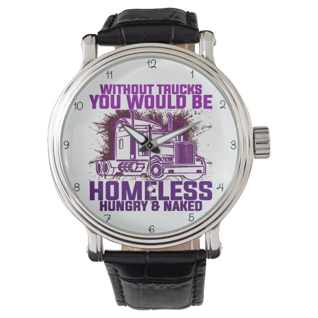 Montre Without Trucks: Homeless, Hungry,  (devant)
