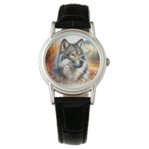 Montre Wolf en automne Couleurs : La beauté de la nature