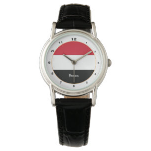 Montre Yemen Flag & Yemen fashion / design watch tendance