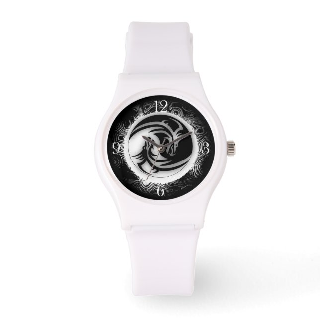 Montre Yin and Yang Asian Dragons (Recto)