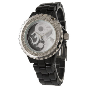 Montre Yin et Yang Watch psychédélique