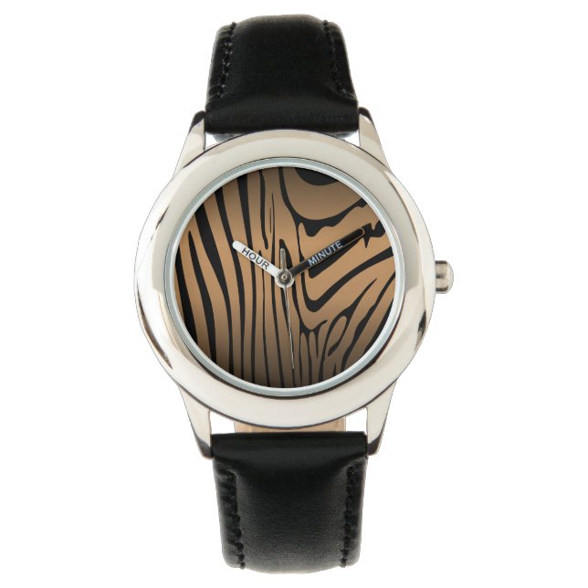 Montre Zesty Zebra Brown (devant)