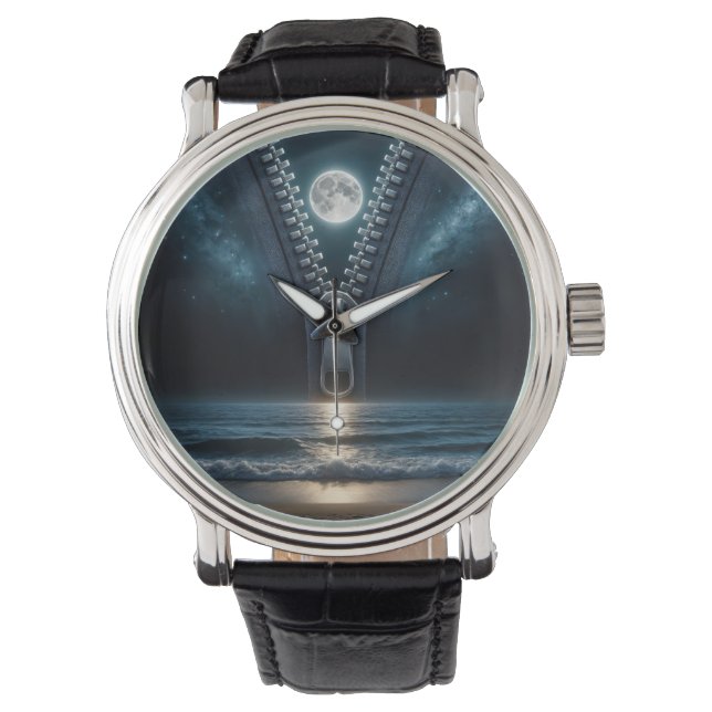 Montre Zipper Dézippant Le Lune (devant)