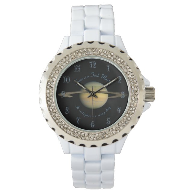 Montre Zodiac Planet Saturne Astronomie Capricorne Nouvel (devant)