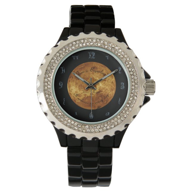 Montre Zodiac Planet Vénus Astronomie Taurus Typographie (devant)