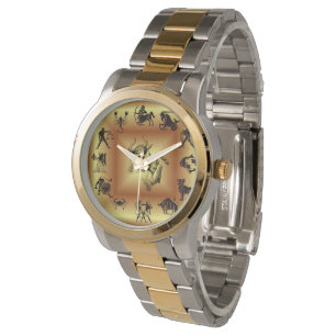 Montre Zodiaque d'or ~ Signes astrologiques ~ Taurus ~