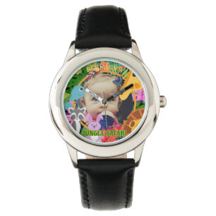 Montre Zoo Wild Animal Jungle Safari Anniversaire de enfa