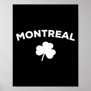 Montreal 2025 St Patricks Day Canada Canadian City Poster