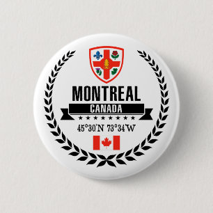 Montreal 2 Inch Round Button