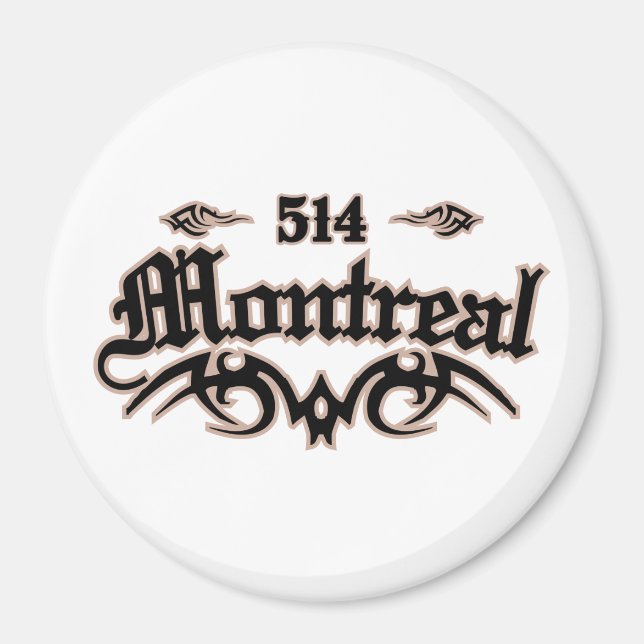 Montreal 514 magnet (Front)