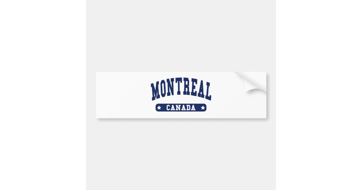 Montreal Bumper Sticker Zazzle